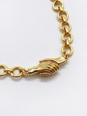 Hands of Friendship Choker Necklace